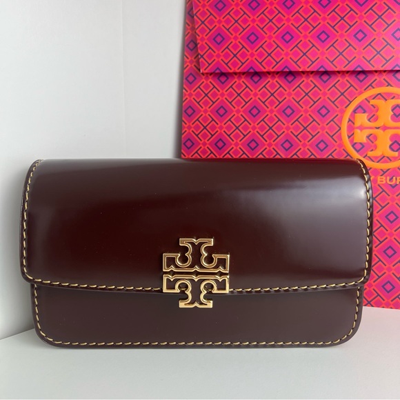 NWT Tory Burch Britten Smooth Chain Wallet & Wristlet - Picture 6 of 16